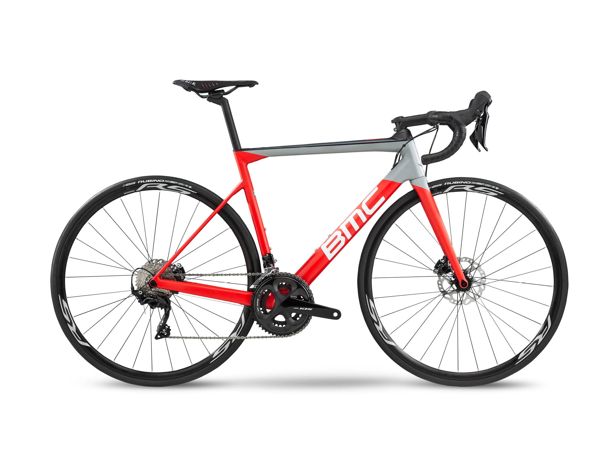 BMC Bikes | Teammachine SLR02 DISC FOUR SUPER RED & CARBON