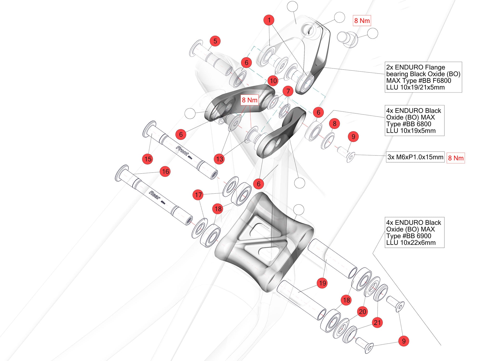 Bolt Kit - No 28 | BMC | spare parts | Parts, Parts | Spare Parts